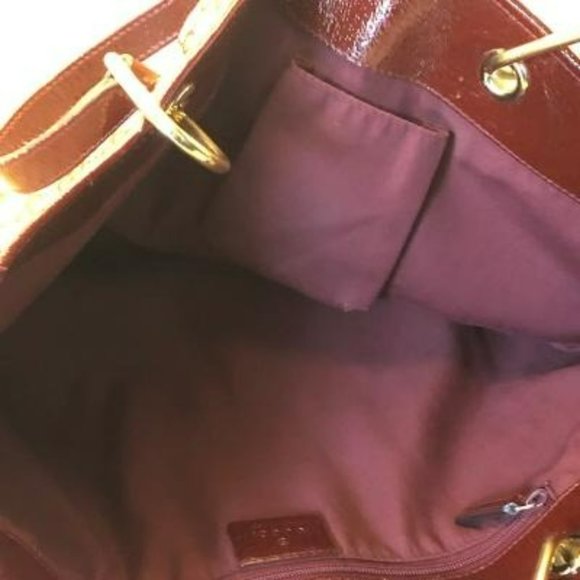 Vintage Gucci Eclipse Leather Tote/Shoulder Bag - Picture 9 of 12